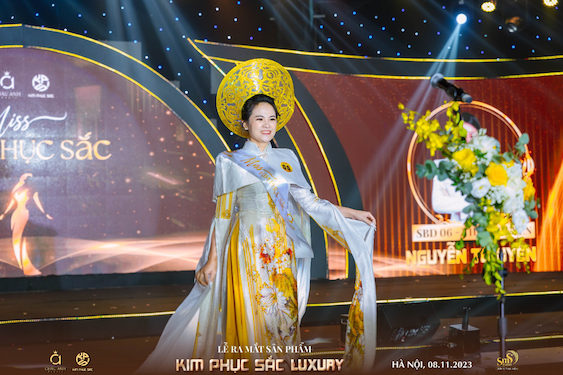 Á hậu 1 Miss Kim Phục Sắc 2023 Nguyễn Tú Uyên: Danh hiệu là phần thưởng cho sự tự rèn giũa không ngừng